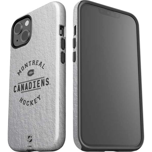NHL Montreal Canadiens Black Text iPhone 15 Impact Case